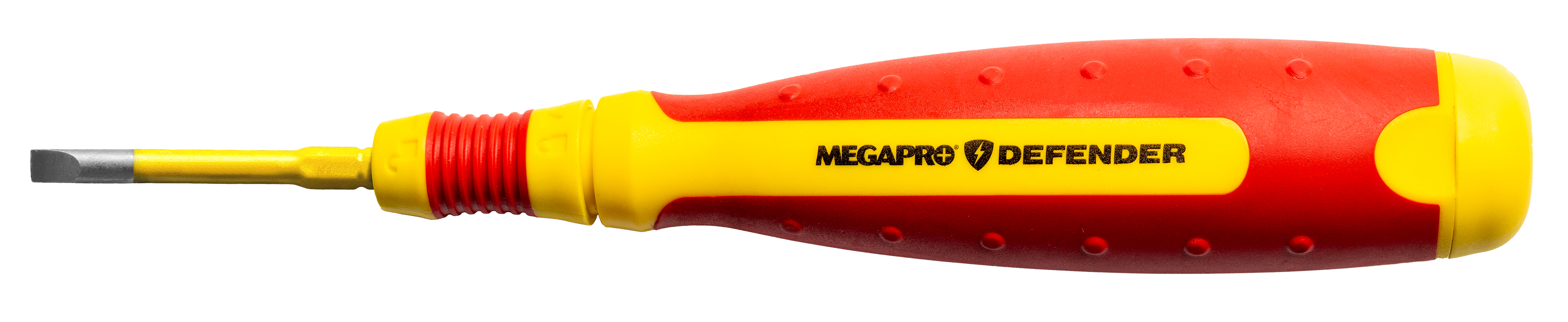Mega Pro Screwdriver Megapro Multi-bit Insulated Screwdriver | Defender Line | Up to 1000V